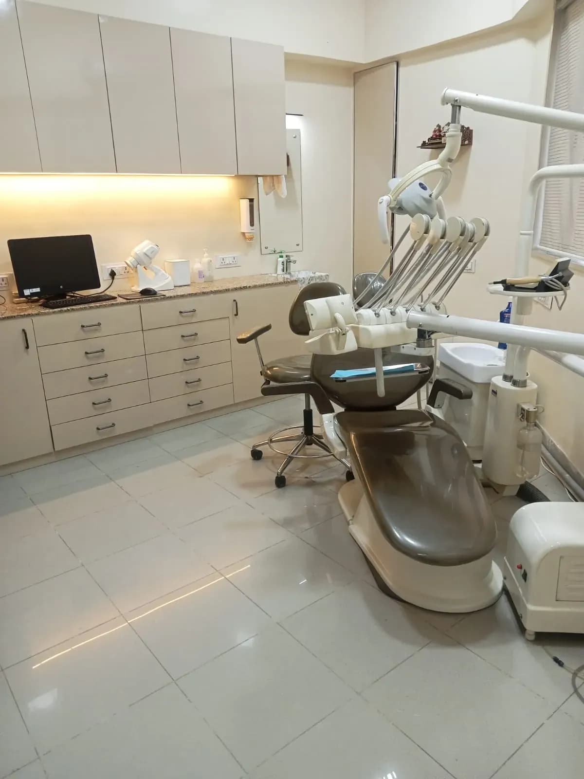 Modern dental treatment room with advanced equipment